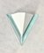 Postmodern Triangular Sconce from Karstadt AG, 1980s 4