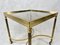 Vintage Italian Serving Trolley in Brass, 1960s 11