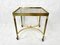 Vintage Italian Serving Trolley in Brass, 1960s 6