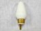 Mid Century Bega Scone Wandlampe aus Messing, 1960er 2