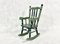 Austrian Painted Folk Art Rocking Chair, 1960s 2