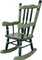 Austrian Painted Folk Art Rocking Chair, 1960s, Image 1