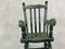 Austrian Painted Folk Art Rocking Chair, 1960s 7