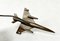 Mig 21 Plane da scrivania con posacenere in bronzo, anni '60, Immagine 9