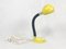 Lámpara de mesa amarilla de Egon Hiilebrand para Nettelhoff Leuchten Menden, años 60, Imagen 5