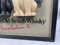 Handbemaltes Wandschild für Whisky in Schwarz & Weiß, 1960er 10