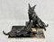 Louis Albert Carvin, Art Deco German Shepherds, 1920s, Zinc & Lead Alloy, Image 3