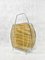 Modernist Bamboo and Steel Magazine Rack, 1980s 2