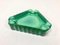 Bohemian Malachite Ashray from Jablonec Glassworks, 1960s 2