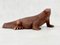 Large Carved Komodo Dragon Walrus Sculpture, 1970s 2