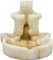 Art Deco White Bear Statue Ashtray in Marble, 1930s, Image 1