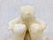 Art Deco White Bear Statue Ashtray in Marble, 1930s, Image 3