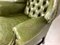 Vintage Leather Wingback Chair, 1960s, Image 9