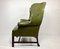 Vintage Leather Wingback Chair, 1960s 2