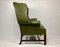 Vintage Leather Wingback Chair, 1960s 5