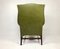 Vintage Leather Wingback Chair, 1960s 11