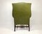 Vintage Leather Wingback Chair, 1960s, Image 11