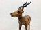 Vintage Leather Antelope Figure, 1960s 8