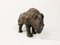 Figura escultural de rinoceronte vintage de cuero, años 60, Imagen 6