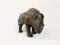 Vintage Leather Rhino Sculpture Figure, 1960s 6