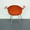 Orange DAX Armchair by Charles and Ray Eames for Herman Miller 5