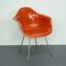 Orange DAX Armchair by Charles and Ray Eames for Herman Miller 1