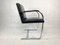 Black Leather Model Brno Chair by Ludwig Mies van Der Rohe for Knoll Studio, 2000s, Image 6