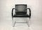 Black Leather Model Brno Chair by Ludwig Mies van Der Rohe for Knoll Studio, 2000s 10