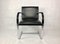 Black Leather Model Brno Chair by Ludwig Mies van Der Rohe for Knoll Studio, 2000s, Image 10