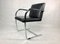 Black Leather Model Brno Chair by Ludwig Mies van Der Rohe for Knoll Studio, 2000s, Image 1