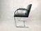 Black Leather Model Brno Chair by Ludwig Mies van Der Rohe for Knoll Studio, 2000s 2