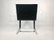 Black Leather Model Brno Chair by Ludwig Mies van Der Rohe for Knoll Studio, 2000s, Image 3