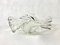 Large German Swirling Comet Crystal Glass Serving Bowl from Mikasa, 1980s 4