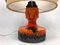 Lámpara de mesa vintage de cerámica de Bay Keramik, años 60, Imagen 5
