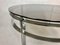 Table Basse Ronde Mid-Century en Acier, 1970s 7