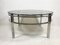 Table Basse Ronde Mid-Century en Acier, 1970s 12