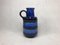 Vintage No. 408-40 Blue Fat Lava Floor Vase from Scheurich, 1960s, Image 4