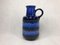 Vase Fat Lava No. 408-40 Vintage Bleu de Scheurich, 1960s 2