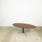 Elliptical Adjustable Teak Table from Wilhelm Renz, Germany 1960s, Image 1