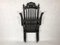 Italian Ebonized Oak Folding Armchair, 1800s 13