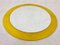 Espejo Mid-Century redondo de roble amarillo, años 70, Imagen 4