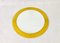 Espejo Mid-Century redondo de roble amarillo, años 70, Imagen 2