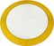 Espejo Mid-Century redondo de roble amarillo, años 70, Imagen 1