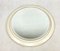 Vintage Ceramic Crystal Round Mirror, 1970 5