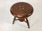 Antique Swedish Swivel Piano Stool, 1800s 8