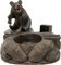 Carved Wooden Bear Ashtray, 1920s, Image 1