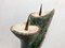 Large Brutalist Ceramic Candle Holder, 1970s 3