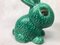 No. 1028 Green Glazed Rabbit from Sylvac, 1950s, Set of 2 8