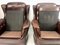 French Club Chair in Leather, 1950s, Set of 2 3