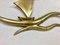 Mid-Century Modern Brass Wall Sculpture with Sailboats, 1960s 6